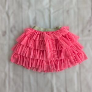 Toughskins Girls Pink Ruffle Size Medium (5/6) Scooter Skirt Stretch